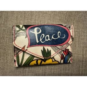 Sakroots coin purse “peace”
